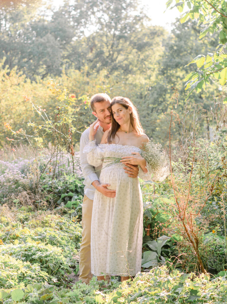 spring maternity photos