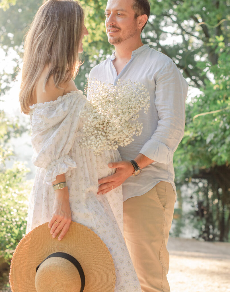 spring maternity photos