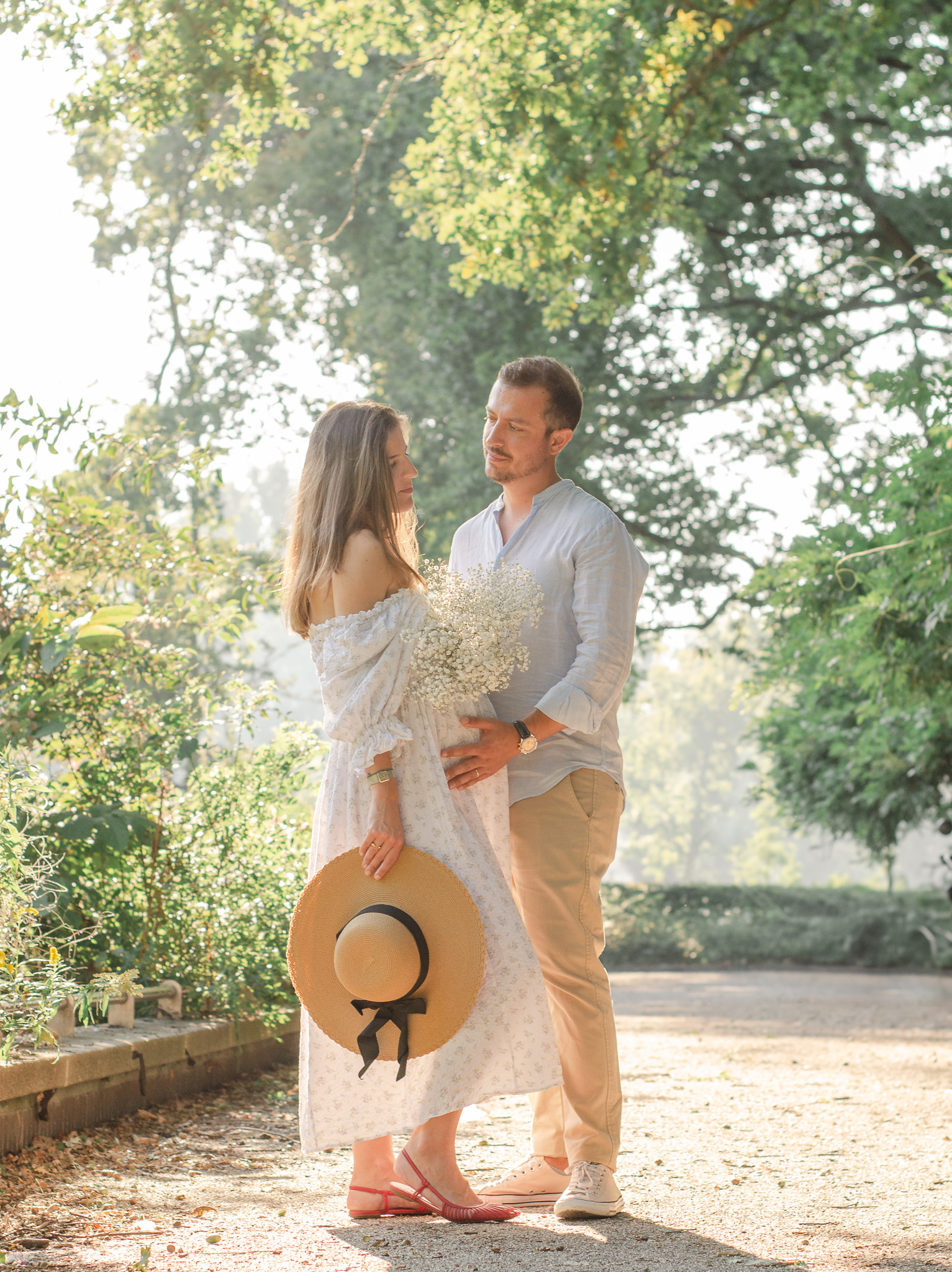 spring maternity photos