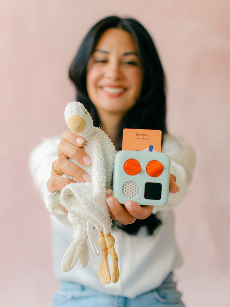 Fun and exciting branding photos including props for a Sleep Consultant in Amsterdam.