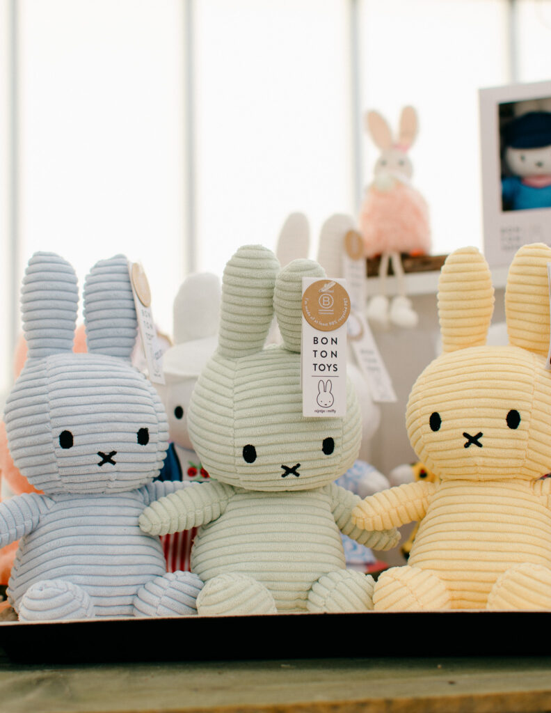 pastel Nijntje bunnies for sale at the tulip barn