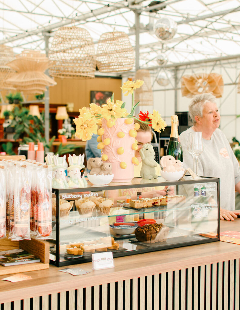 the bakery display at the tulip barn in hillegom